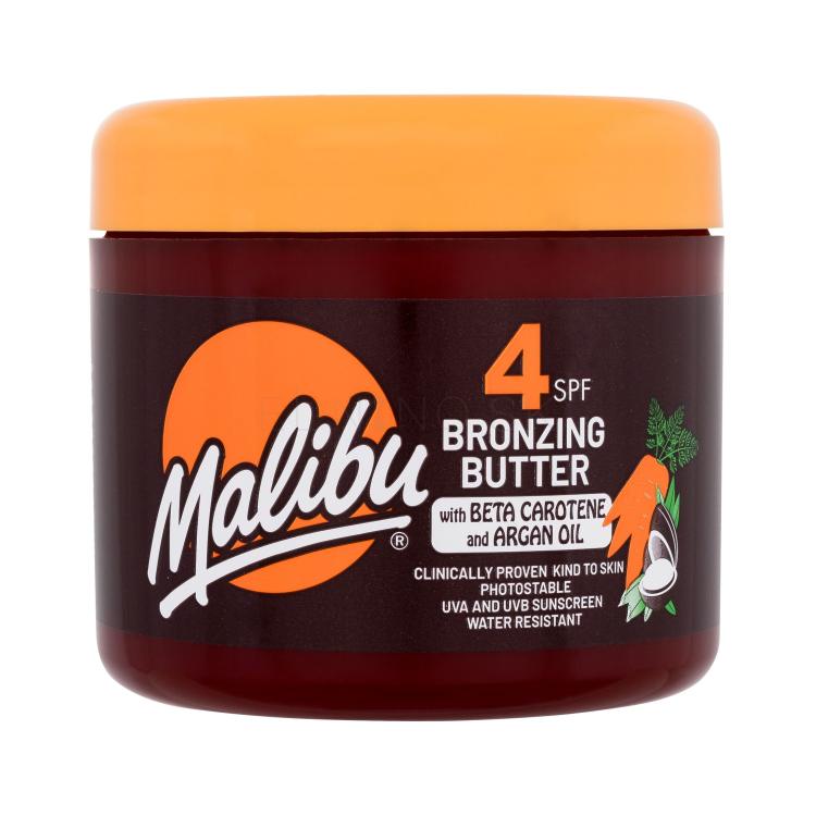 Malibu Bronzing Butter With Carotene &amp; Argan Oil SPF4 Opaľovací prípravok na telo pre ženy 300 ml