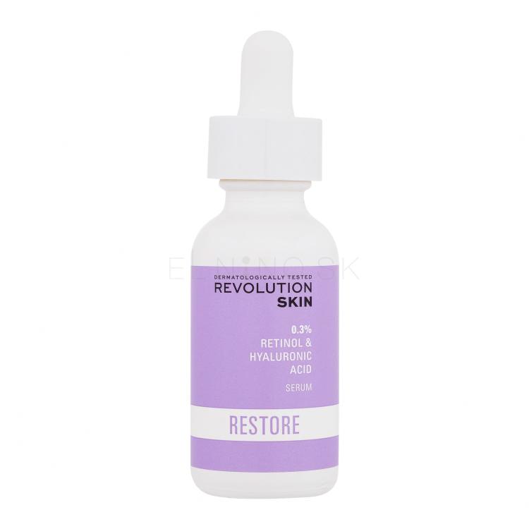 Revolution Skincare Restore 0.3% Retinol &amp; Hyaluronic Acid Serum Pleťové sérum pre ženy 30 ml