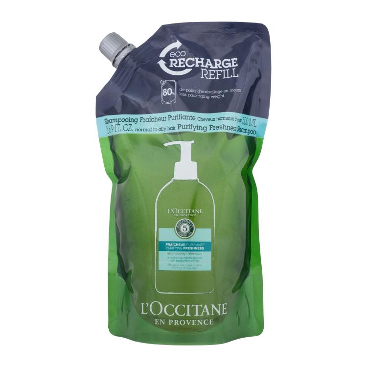 L&#039;Occitane Aromachology Purifying Freshness Šampón pre ženy Náplň 500 ml