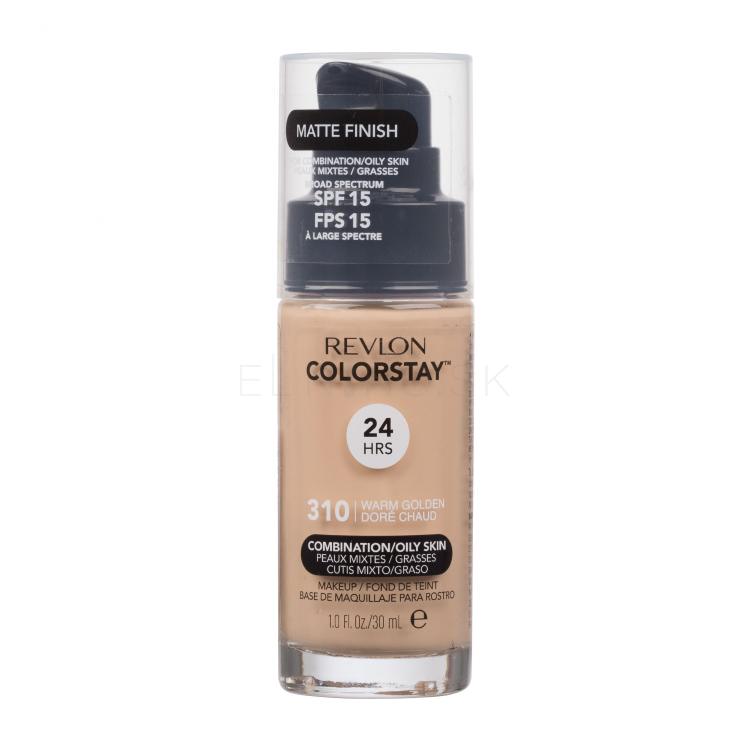 Revlon Colorstay Combination Oily Skin SPF15 Make-up pre ženy 30 ml Odtieň 310 Warm Golden