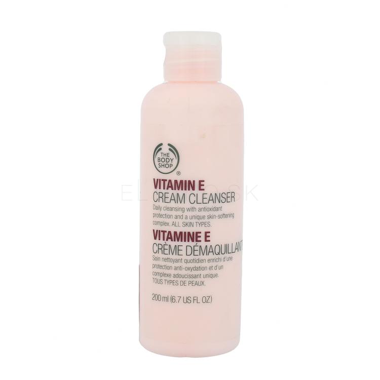 The Body Shop Vitamin E Čistiace mlieko pre ženy 200 ml tester