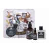 PRORASO Cypress &amp; Vetyver Beard Wash Darčeková kazeta šampón na fúzy 200 ml + balzam na fúzy 100 ml + olej na fúzy 30 ml + plechová dóza