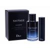 Christian Dior Sauvage Darčeková kazeta parfumovaná voda 100 ml + parfumovaná voda 10 ml naplniteľný