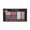 Rimmel London Mini Power Palette Kontúrovacia paletky pre ženy 6,8 g Odtieň 003 Queen