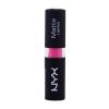 NYX Professional Makeup Matte Rúž pre ženy 4,5 g Odtieň 02 Shocking Pink