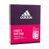 Adidas Fruity Rhythm For Women Darčeková kazeta dezodorant v skle 75 ml + deospray 150 ml