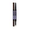 Maybelline Express Brow Satin Duo Ceruzka na obočie pre ženy 0,71 g Odtieň Dark Brown