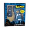 DC Comics Batman Bath Hero Water Shooter Set Darčeková kazeta pre deti pena do kúpeľa 300 ml + vodná pištoľ 1 ks poškodená krabička