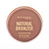 Rimmel London Natural Bronzer Ultra-Fine Bronzing Powder Bronzer pre ženy 14 g Odtieň 002 Sunbronze