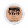 Revolution Relove Super Matte Powder Púder pre ženy 6 g Odtieň Warm Beige