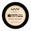 NYX Professional Makeup High Definition Finishing Powder Púder pre ženy 8 g Odtieň 02 Banana