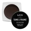 NYX Professional Makeup Tame &amp; Frame Tinted Brow Pomade Gél a pomáda na obočie pre ženy 5 g Odtieň 05 Black