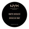 NYX Professional Makeup Matte Bronzer Bronzer pre ženy 9,5 g Odtieň 03 Medium