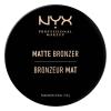 NYX Professional Makeup Matte Bronzer Bronzer pre ženy 9,5 g Odtieň 01 Light