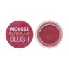 Makeup Revolution London Mousse Blush Lícenka pre ženy 6 g Odtieň Blossom Rose Pink