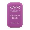 NYX Professional Makeup Buttermelt Blush Lícenka pre ženy 5 g Odtieň 12 All The Butta