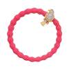 By Eloise London Bling Charms Gold Diamanté Bird Gumička na vlasy pre ženy 1 ks Odtieň Neon Peach