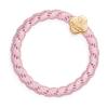 By Eloise London Woven Gold Quatrefoil Gumička na vlasy pre ženy 1 ks Odtieň Soft Pink