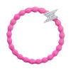 By Eloise London Silver Bling Diamanté Bolt Gumička na vlasy pre ženy 1 ks Odtieň Neon Pink