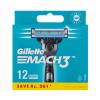 Gillette Mach3 Náhradné ostrie pre mužov 12 ks