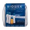 Farouk Systems Biosilk Hydrating Therapy Darčeková kazeta šampón 67 ml + kondicionér 67 ml + olej na vlasy 52 ml + bezoplachový kondicionér 67 ml + kozmetická taška