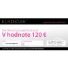 ZĽAVA Darčekový poukaz elektronický Darčekový poukaz 120 EUR