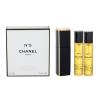 Chanel N°5 3x 20 ml Parfumovaná voda pre ženy Twist and Spray 20 ml poškodená krabička