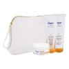 Dove Advanced Hair Series Pure Care Dry Oil Darčeková kazeta šampón 250 ml + kondicionér 250 ml + maska na vlasy 200 ml + kozmetická taška