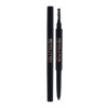 Makeup Revolution London Duo Brow Definer Ceruzka na obočie pre ženy 0,15 g Odtieň Brown