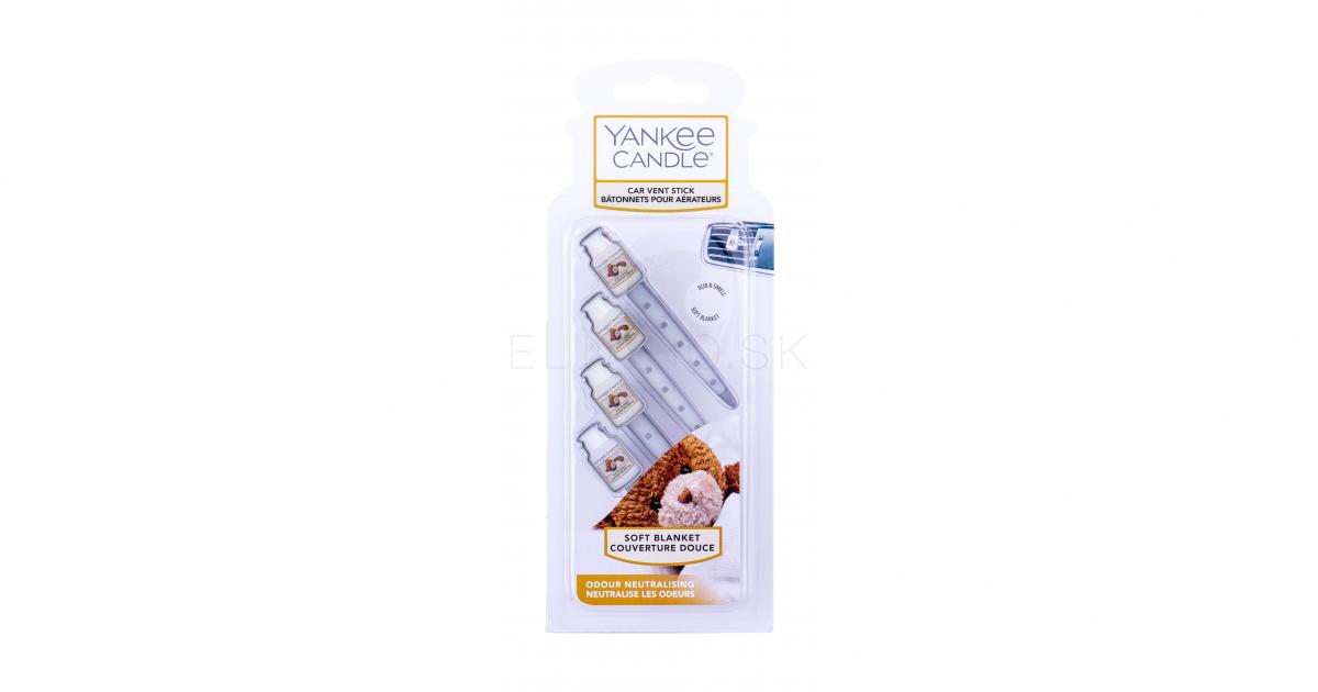 Yankee Candle Soft Blanket Vent Stick Vôňa do auta 4 ks ELNINO.SK