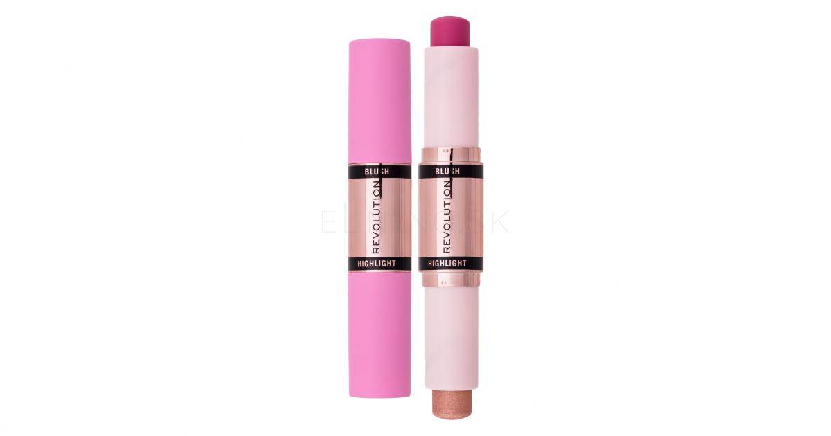 Makeup Revolution London Blush & Highlight Stick Lícenka pre ženy 4,3 g