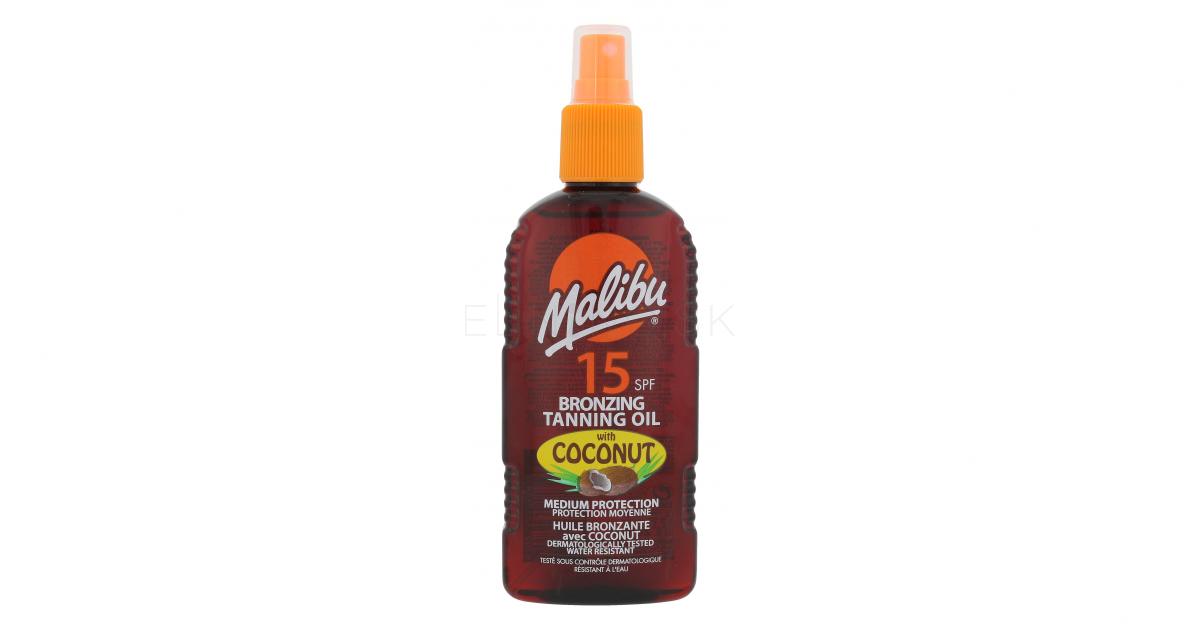 Malibu Bronzing Tanning Oil Coconut SPF15 Opaľovací prípravok na telo