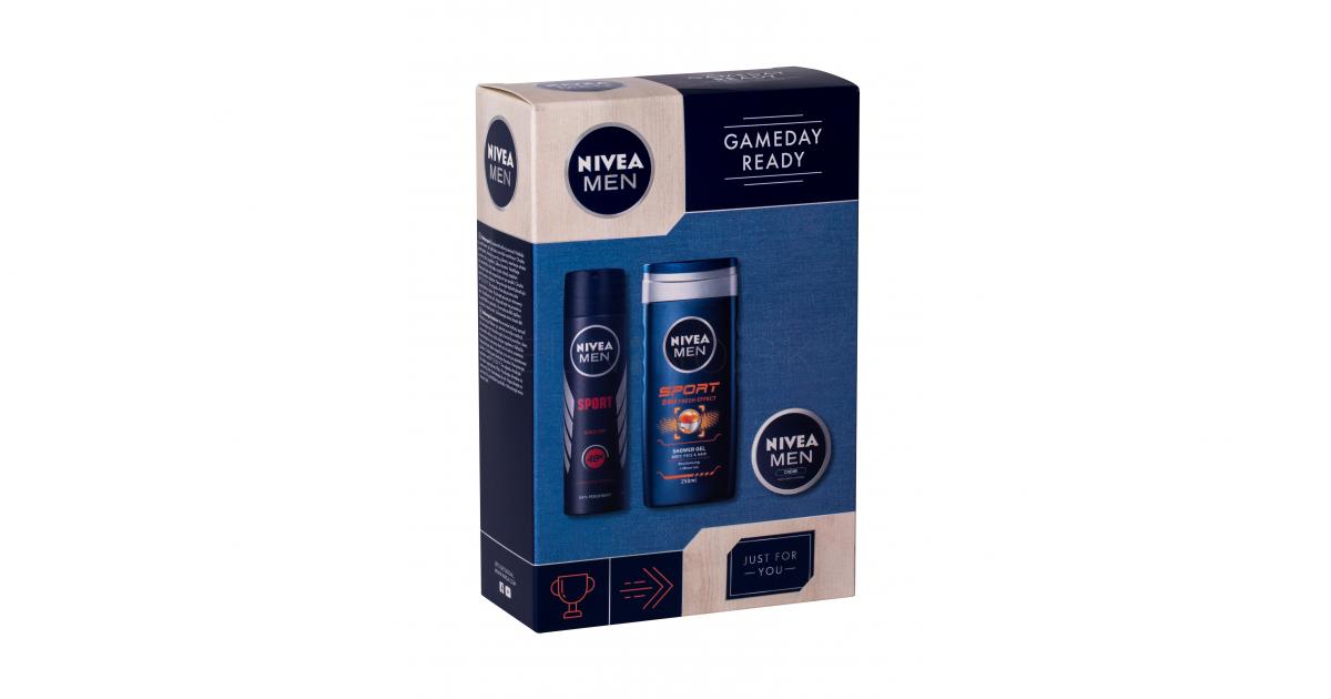 Nivea Men Sport Darčeková kazeta antiperspirant 150 ml + sprchovací gél 250 ml + univerzálny