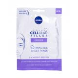 Nivea Hyaluron Cellular Filler 10 Minutes Sheet Mask Pleťová maska pre ženy 1 ks