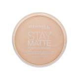 Rimmel London Stay Matte Púder pre ženy 14 g Odtieň 006 Warm Beige