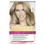 L'Oréal Paris Excellence Creme Triple Protection Farba na vlasy pre ženy 48 ml Odtieň 8,1 Natural Ash Blonde