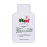 SebaMed Sensitive Skin Face & Body Wash Tekuté mydlo pre ženy 200 ml