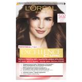 L'Oréal Paris Excellence Creme Triple Protection Farba na vlasy pre ženy 48 ml Odtieň 5,02 Light Brown