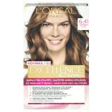 L'Oréal Paris Excellence Creme Triple Protection Farba na vlasy pre ženy 48 ml Odtieň 6,41 Natural Hazelnut Brown