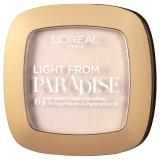 L'Oréal Paris Light From Paradise Rozjasňovač pre ženy 9 g Odtieň 01 Coconut Addict