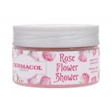 Dermacol Rose Flower Shower Body Scrub Telový peeling pre ženy 200 g