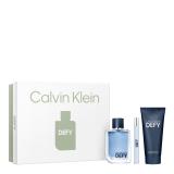 Calvin Klein Defy Darčeková kazeta toaletná voda 100 ml + toaletná voda 10 ml + sprchovací gél 100 ml