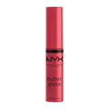 NYX Professional Makeup Butter Gloss Lesk na pery pre ženy 8 ml Odtieň 32 Strawberry Cheesecake
