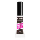 NYX Professional Makeup The Brow Glue Instant Brow Styler Gél a pomáda na obočie pre ženy 5 g Odtieň 05 Black