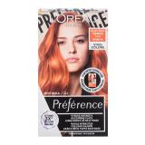 L'Oréal Paris Préférence Vivid Colors Farba na vlasy pre ženy 60 ml Odtieň 7,434 Electric Mango poškodená krabička