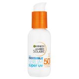 Garnier Ambre Solaire Super UV Invisible Serum SPF50+ Opaľovací prípravok na tvár 30 ml