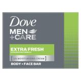 Dove Men + Care Extra Fresh Body + Face Bar Tuhé mydlo pre mužov 90 g