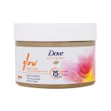 Dove Bath Therapy Glow Body Scrub Telový peeling pre ženy 295 ml