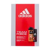 Adidas Team Force Darčeková kazeta dezodorant 150 ml + sprchovací gél 250 ml poškodená krabička