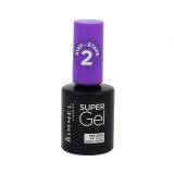 Rimmel London Super Gel Top Coat Lak na nechty pre ženy 12 ml